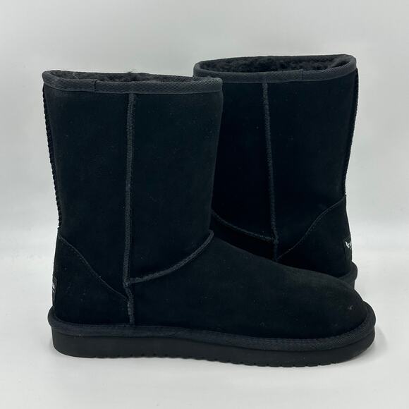 NWT Koolaburra By UGG Koola Short Black Suede Boots Womens Size 6 1017090 Winter - Picture 11 of 14